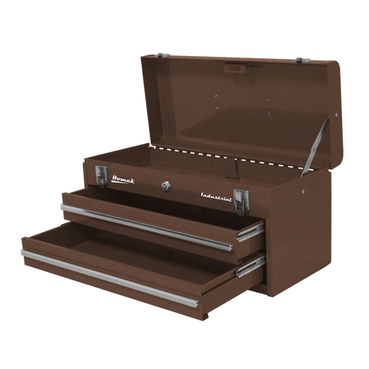 20″ Industrial Two - Drawer Friction Toolbox - Securability