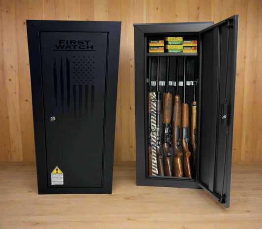 First Watch 8 Gun Cabinet HS30120081 - stack on american flag