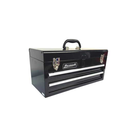 Homak 20″ Two Drawer Ball Bearing Toolbox - Securability