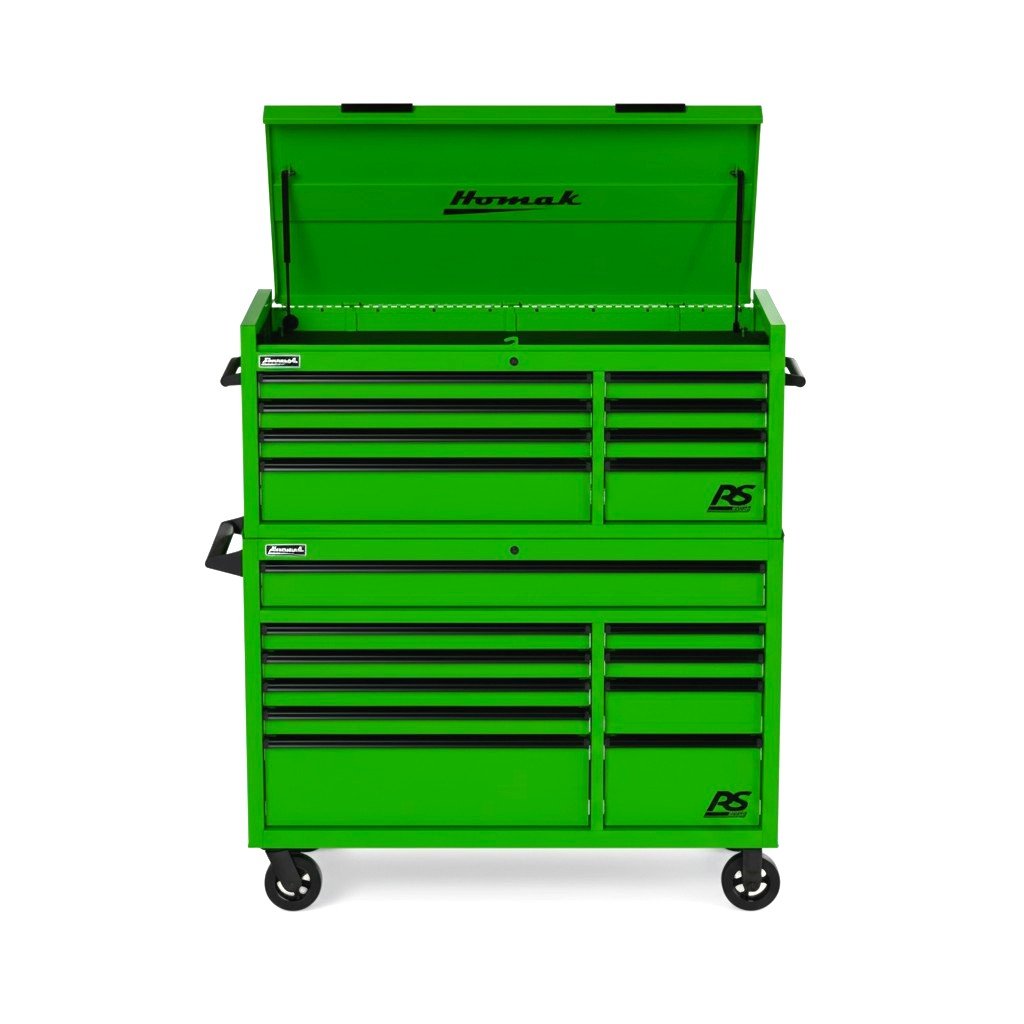 Homak RS Pro Combo Tool Chest and Roller Cabinet 27" - 72" - Securability