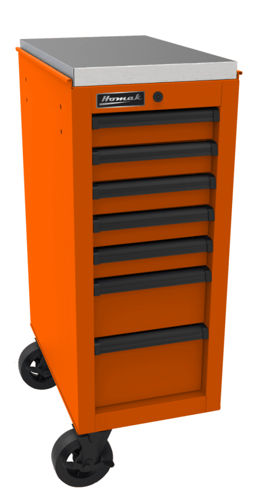 RS Pro Side Cabinet for Roller Cabinet 14.5" & 22" - Securability