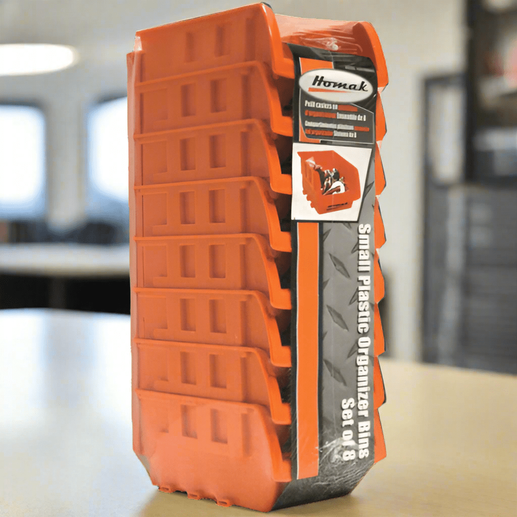 Small Set of 8 Plastic Bins - Securability