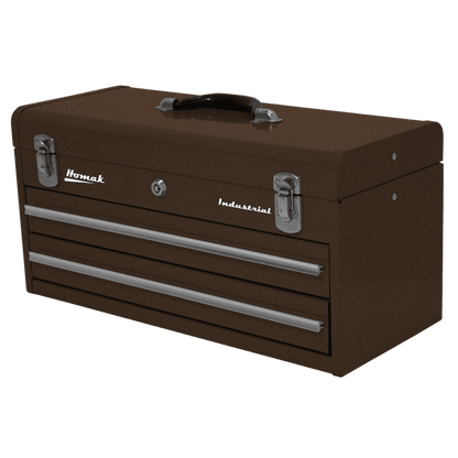 20″ homak Industrial toolbox Two - Drawer Friction Toolbox - Securability