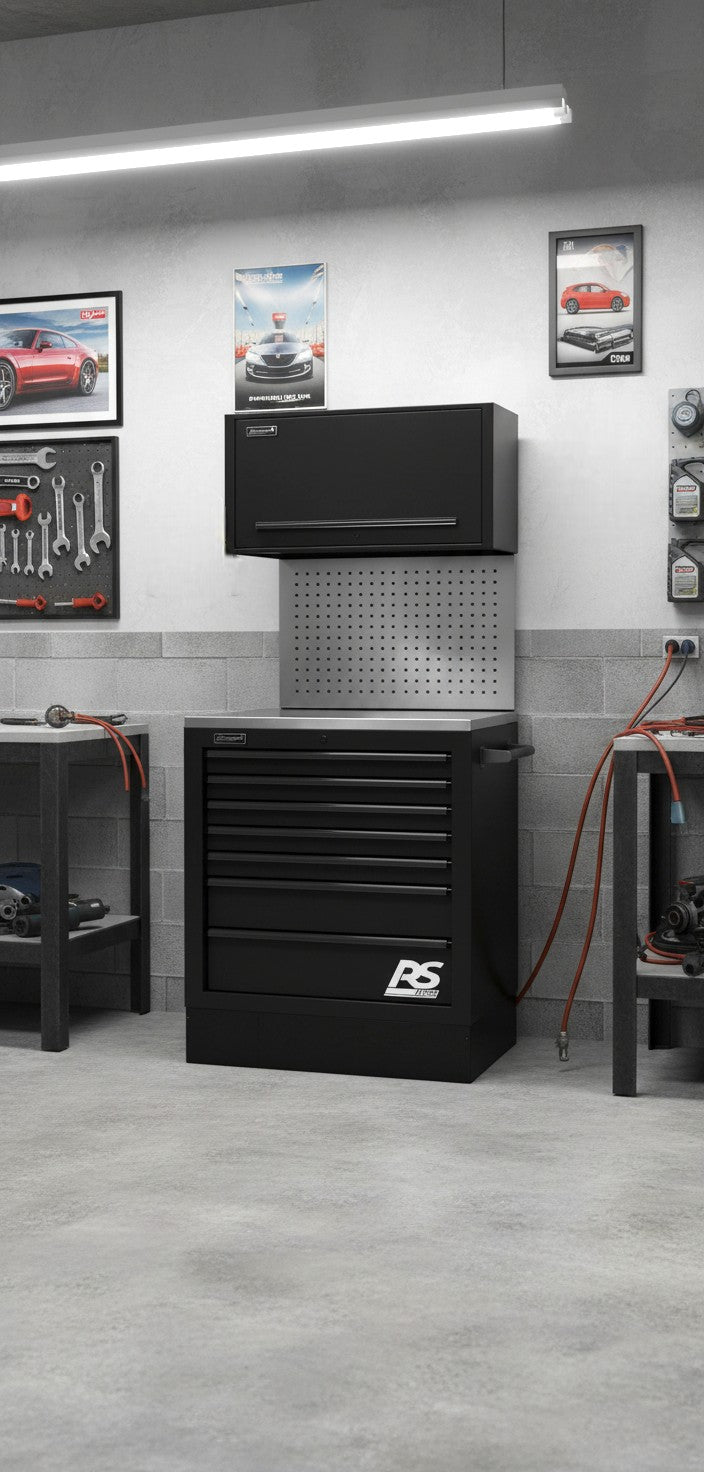 homak black 36 inch Centralized Tool Storage Cabinet - heavy duty locking toolbox