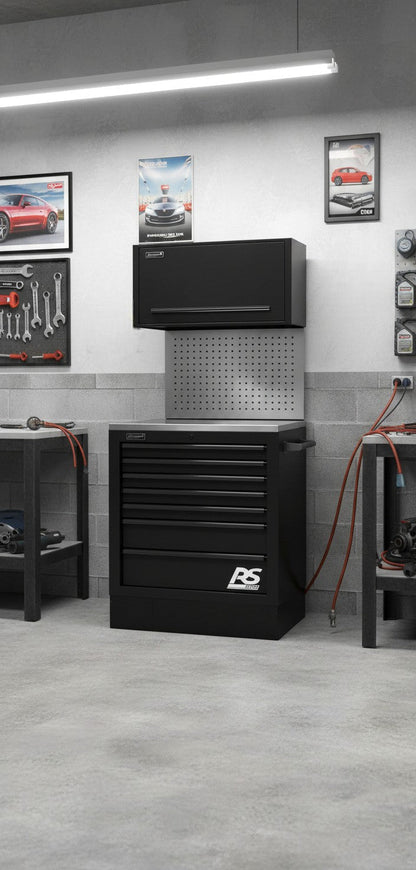 homak black 36 inch Centralized Tool Storage Cabinet - heavy duty locking toolbox