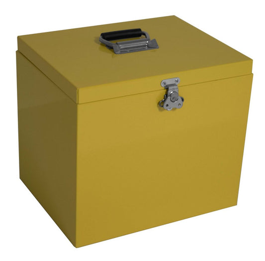 13″ Yellow Office File Box