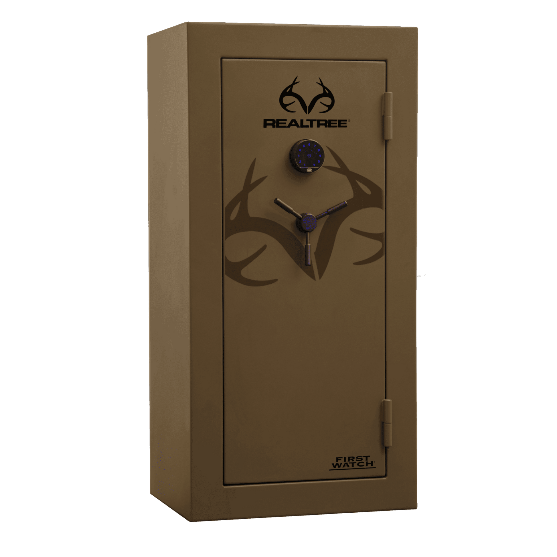 Security Seven ERB-1ST-AD-R ブラウン First Watch RealTree Smart Safes Secure Bluetooth Gun Safes