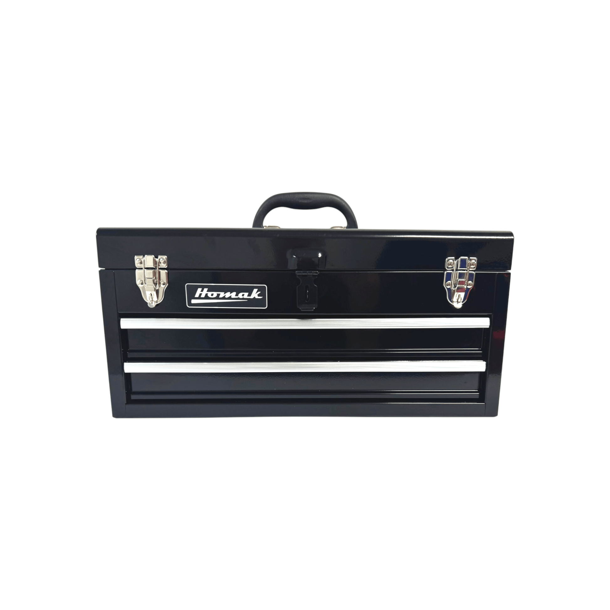 Homak 20″ Two Drawer Ball Bearing Toolbox - Securability