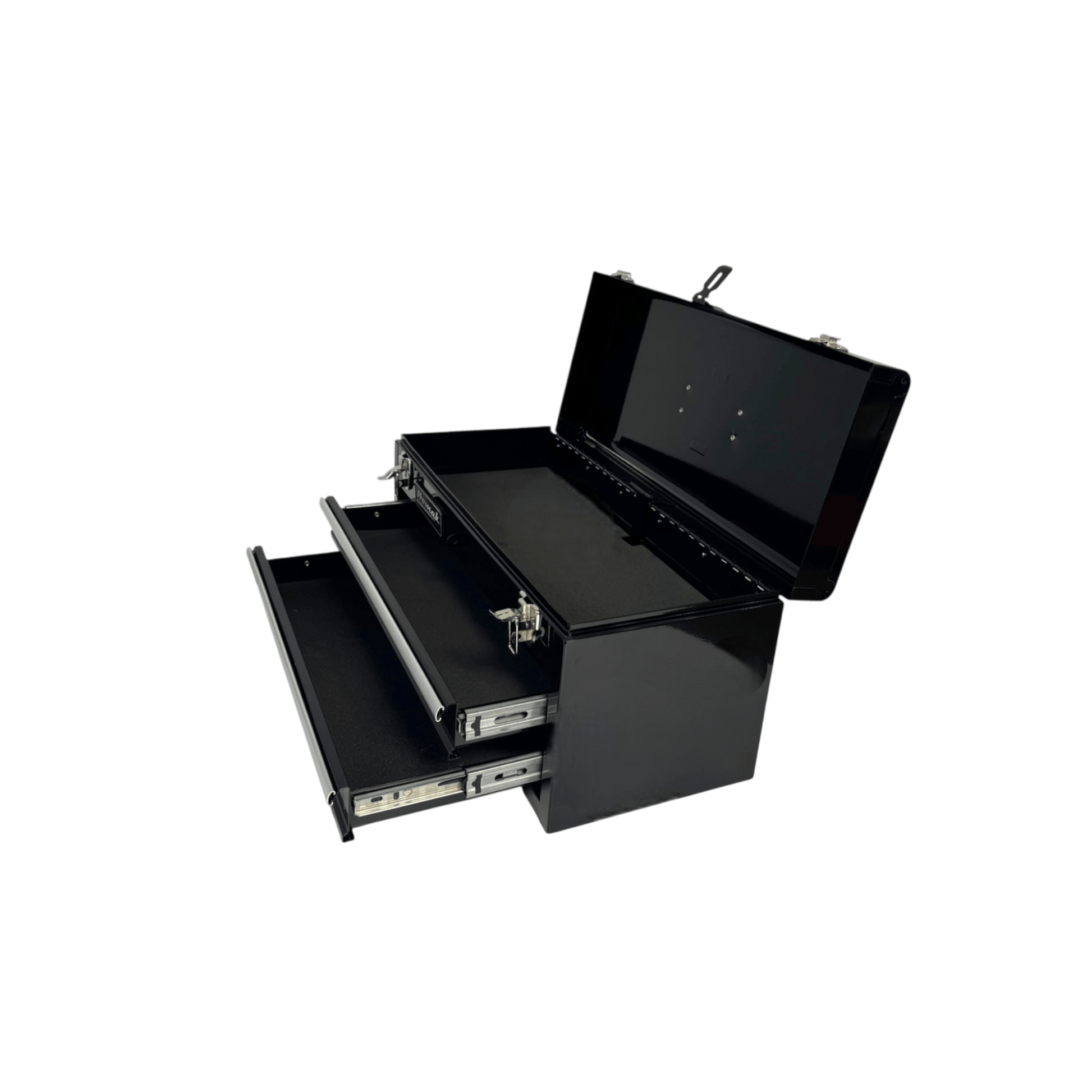 Homak 20″ Two Drawer Ball Bearing Toolbox - Securability