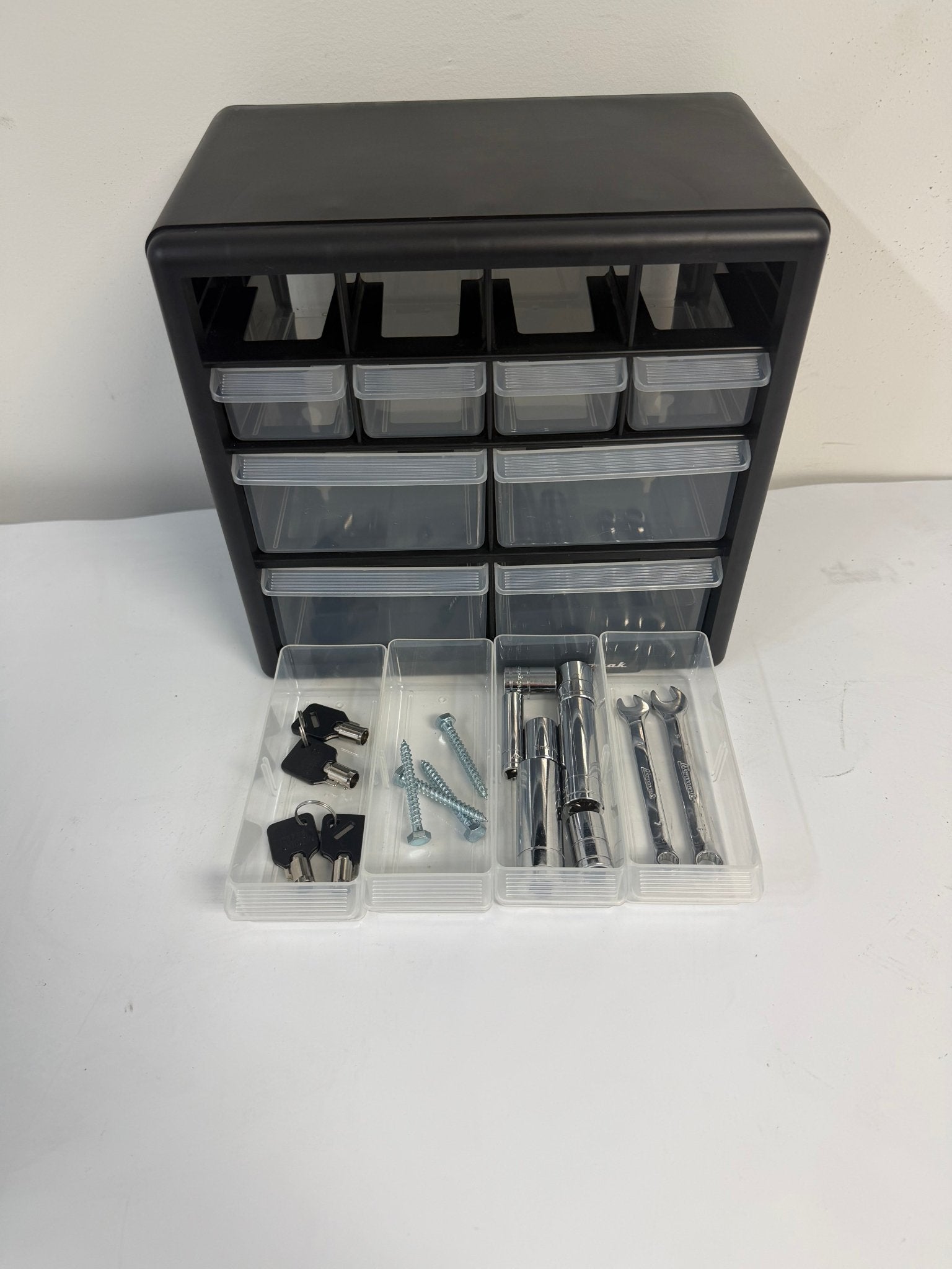 Homak Multi Drawer Plastic Parts Organizer - Securability