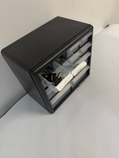 Homak Multi Drawer Plastic Parts Organizer - Securability