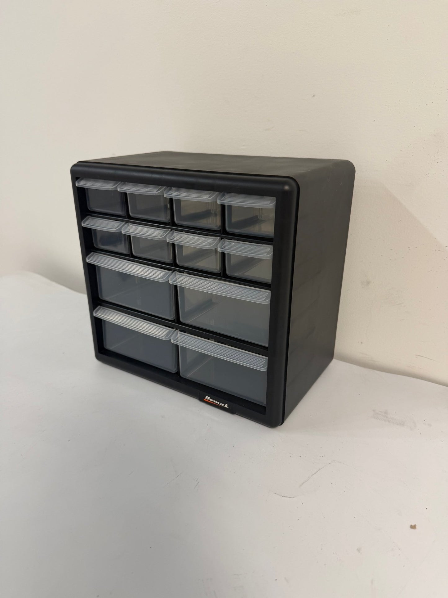 Homak Multi Drawer Plastic Parts Organizer - Securability