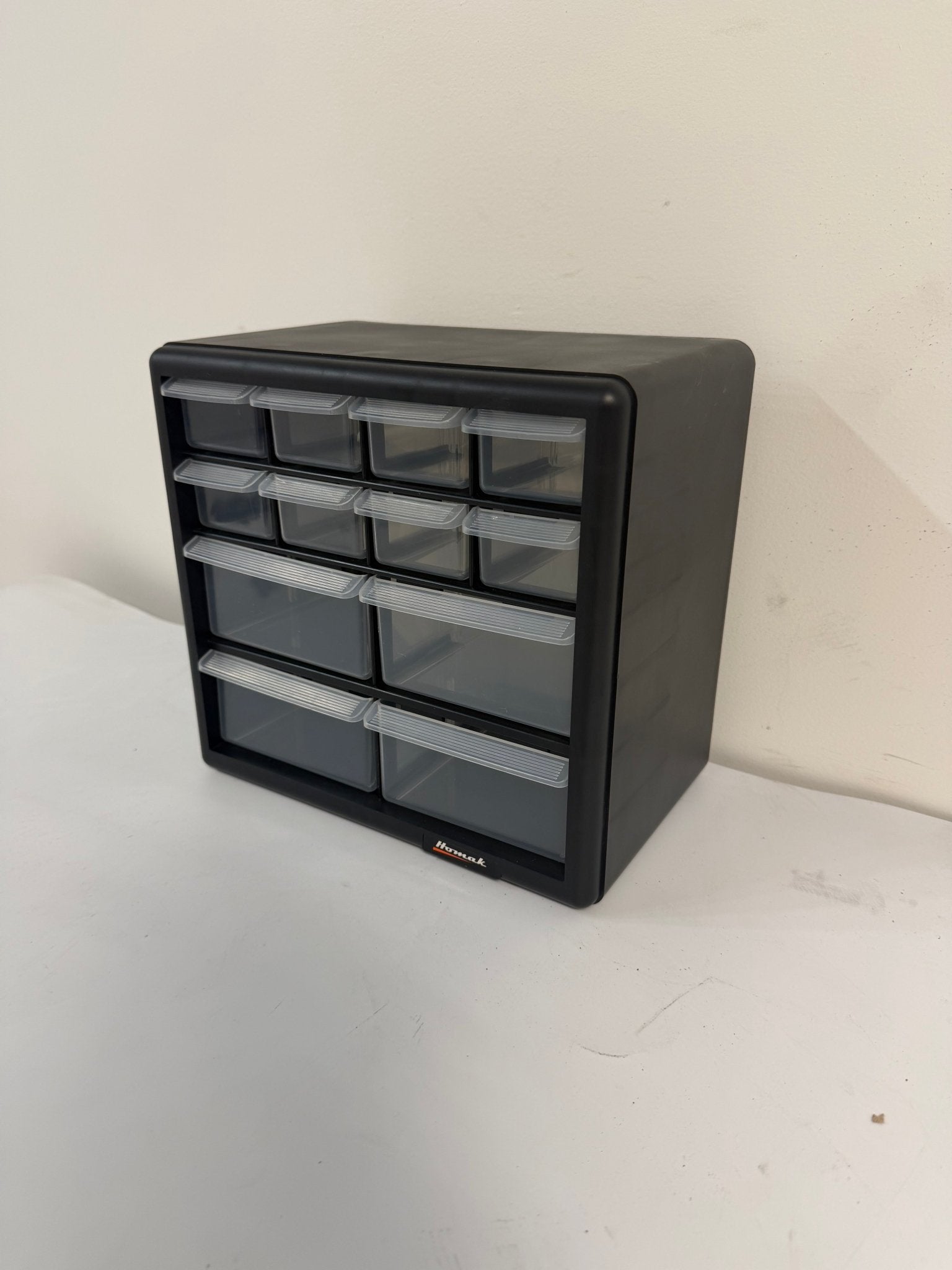 Homak Multi Drawer Plastic Parts Organizer - Securability