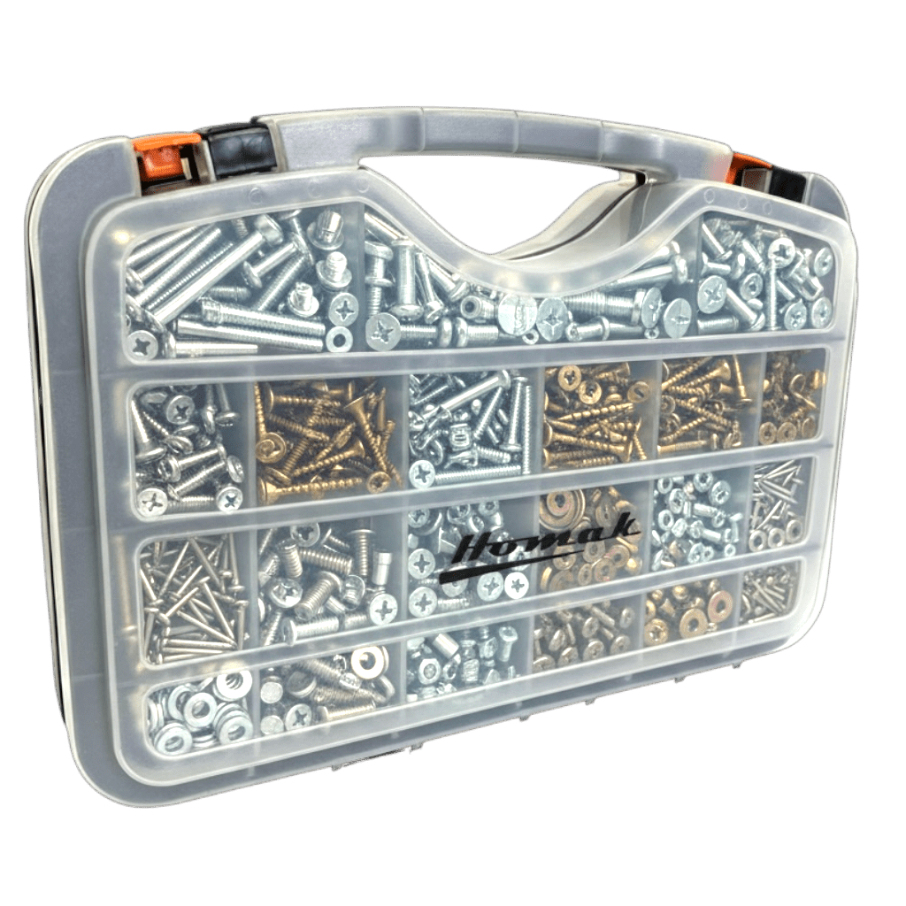 Homak Plastic Double - Sided Organizer HA01423075 - Securability