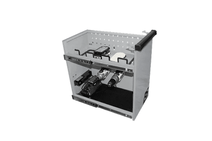 Homak RS Pro 8 Drawer Flip Top Power Service Cart - Service Cart Black