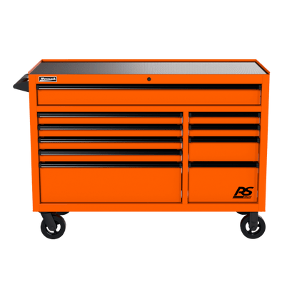 Homak RS Pro Roller Cabinet - Heavy-Duty Rolling Tool Cabinet - orange Homak Roller Cabinet