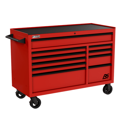 Homak 54" RS Pro Roller Cabinet - Heavy-Duty Rolling Tool Cabinet - red Homak Roller Cabinet