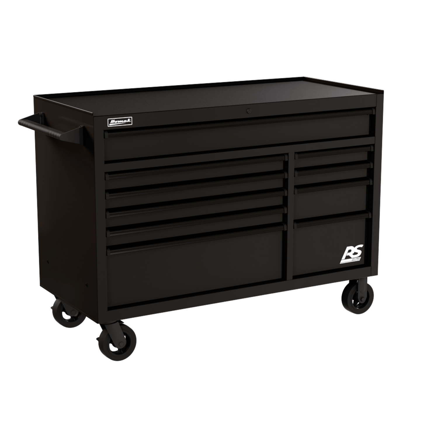 Homak RS Pro Roller Cabinet - Heavy-Duty Rolling Tool Cabinet - Black Homak Roller Cabinet