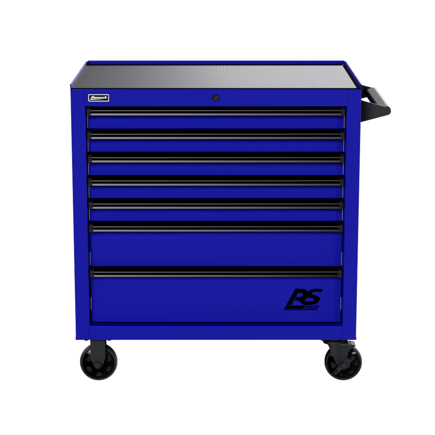 Homak 36" RS Pro Roller Cabinet - Heavy-Duty Rolling Tool Cabinet - Blue Homak Roller Cabinet