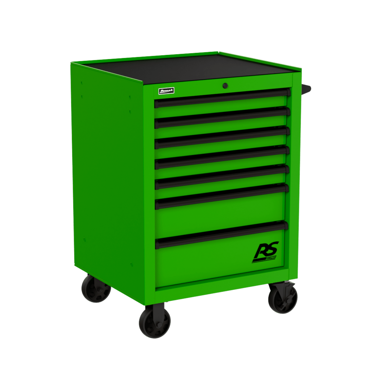 Homak RS Pro Roller Cabinet - Heavy-Duty Rolling Tool Cabinet - lime green Homak Roller Cabinet