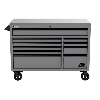 Homak RS Pro Rolling Toolbox Workstation - Roller Cabinet Grey