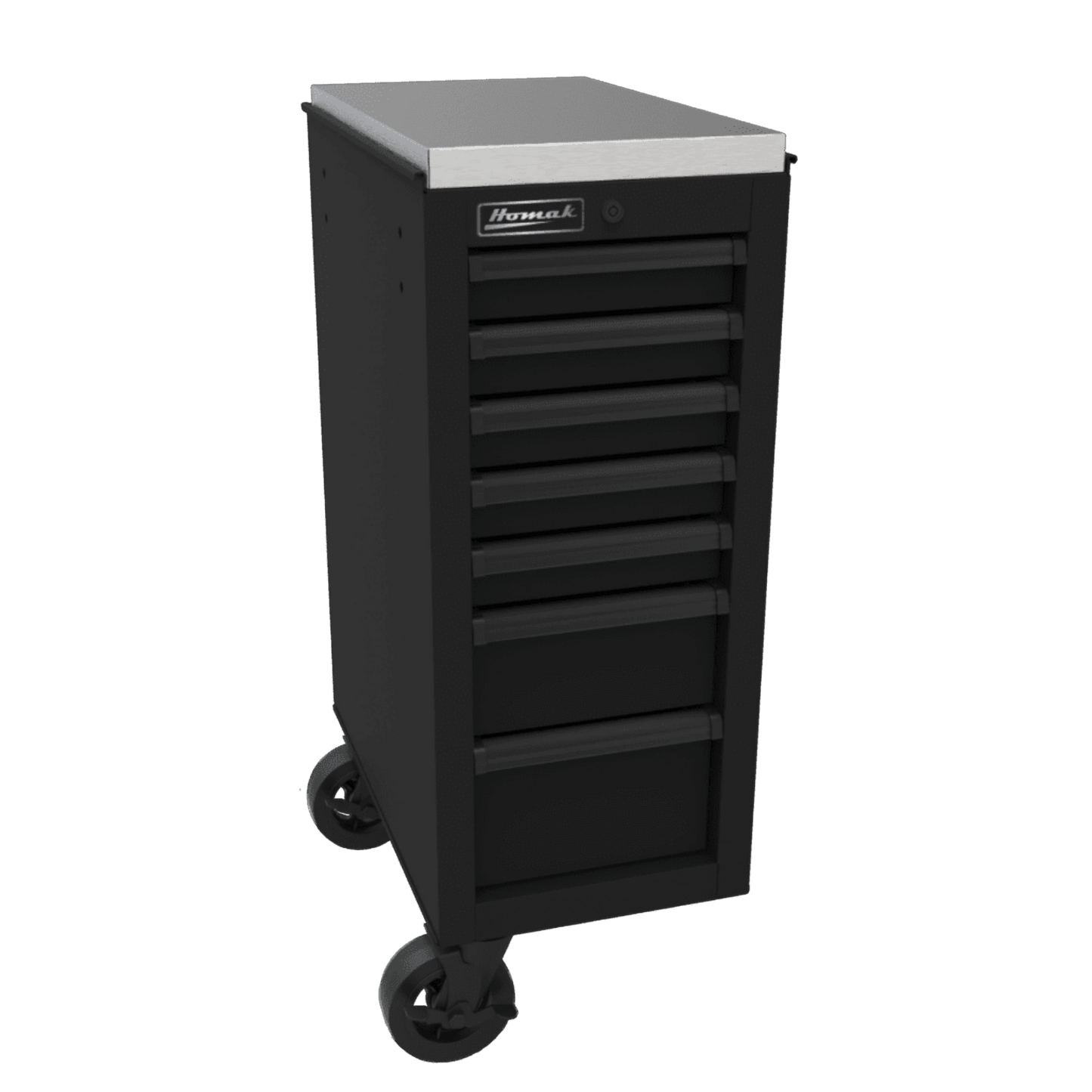 Homak RS Pro Side Cabinet for Roller Cabinet 14.5" & 22" - Tool Chest Black