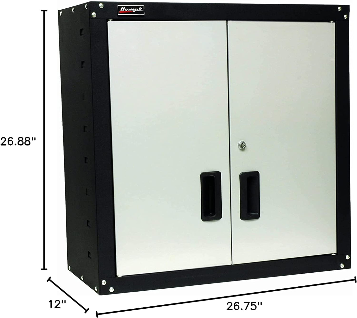 Steel Garage Wall Cabinet with Adjustable Shelving